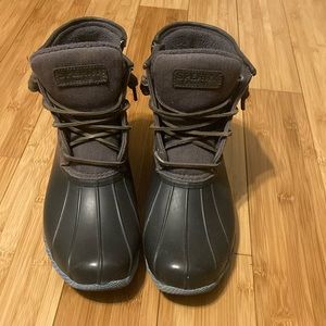 Sperry Saltwater Top-Sider Women’s Size 7 Duck Boots Water Proof Rubber